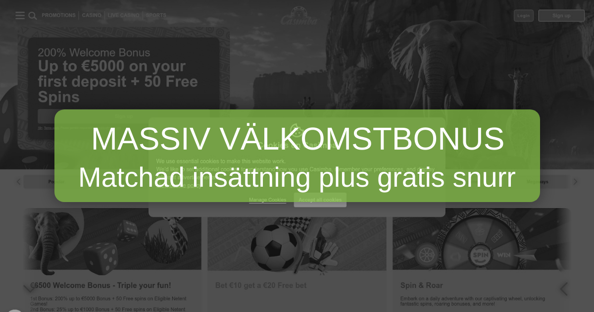 Casimba Casino Sverige